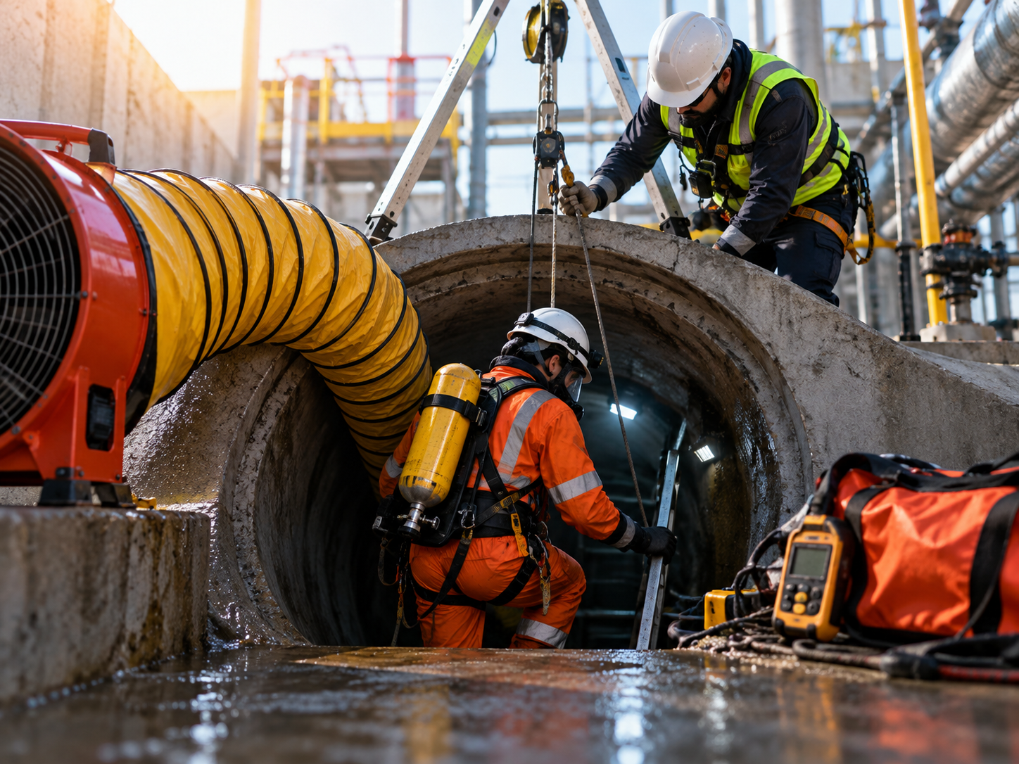 Confined Space Training at PNIFS